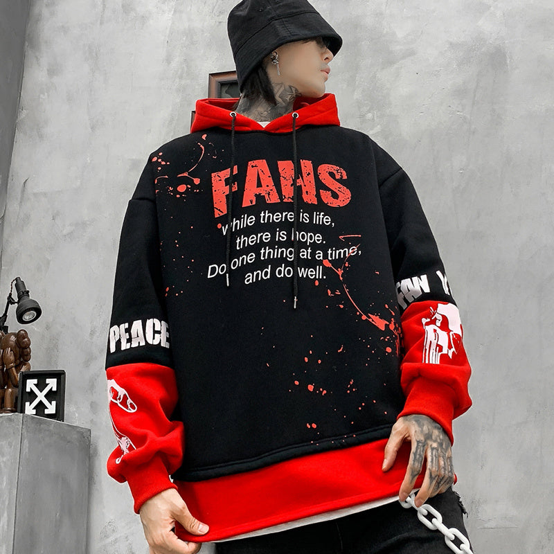 Velvet couple hoodie