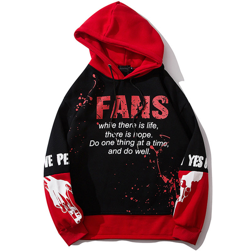 Velvet couple hoodie