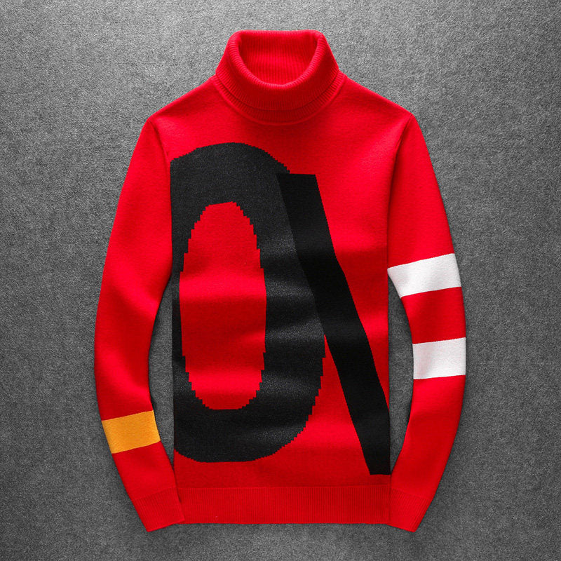 Half High Neck Thick Wool Casual Knitted Bottoming Shirt